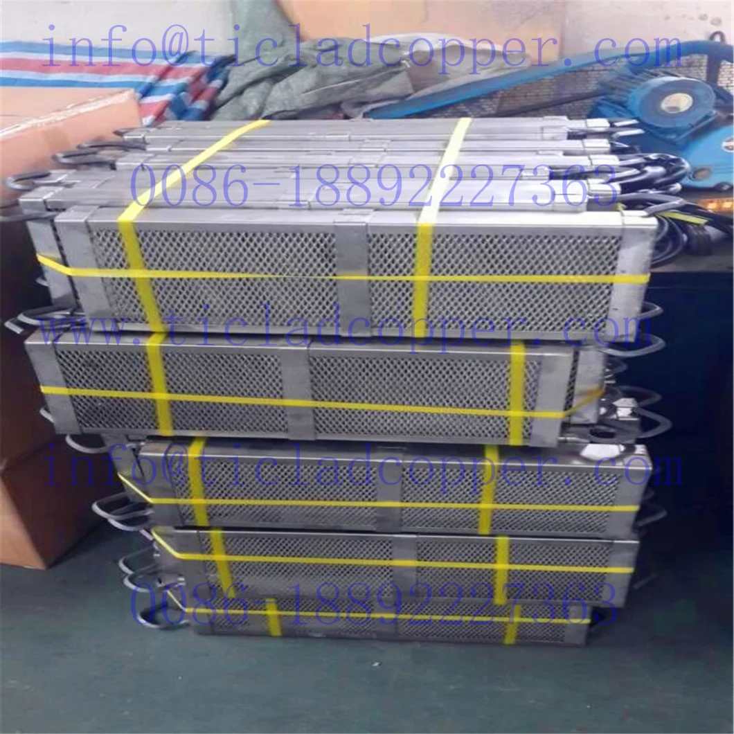 Gr1 Gr2 Titanium Basket for Anoding Electroplating/ Titanium Mesh Basket for Anodizing