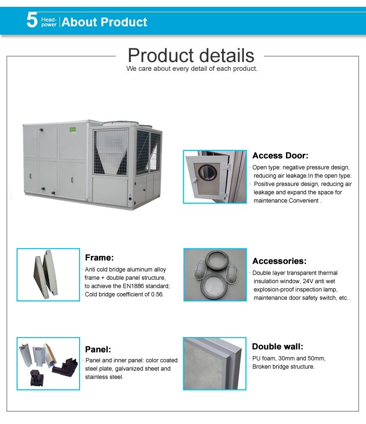 85kw Electric Cabinet Guangdong Rooftop Packaged Air Conditioning