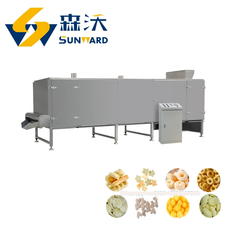 Twin-Screw Extruder Hot Sales Corn Curls Extruder Onion Rings Making Machine Extruder Snacks Extruder