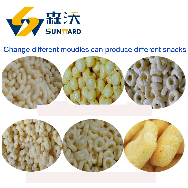 Twin-Screw Extruder Hot Sales Corn Curls Extruder Onion Rings Making Machine Extruder Snacks Extruder