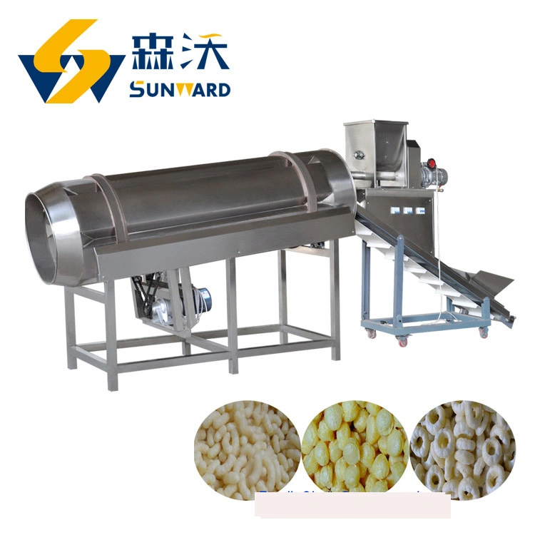 Twin-Screw Extruder Hot Sales Corn Curls Extruder Onion Rings Making Machine Extruder Snacks Extruder