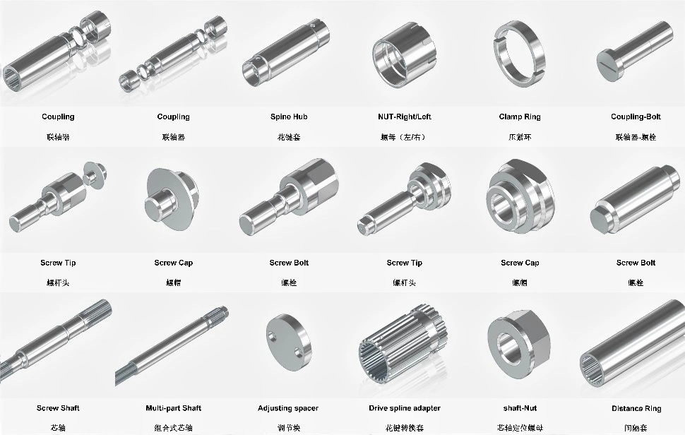 Twin Screw Extruder Elements and Zsk45mc18 Extruder Barrel for Twin Screw Extruder