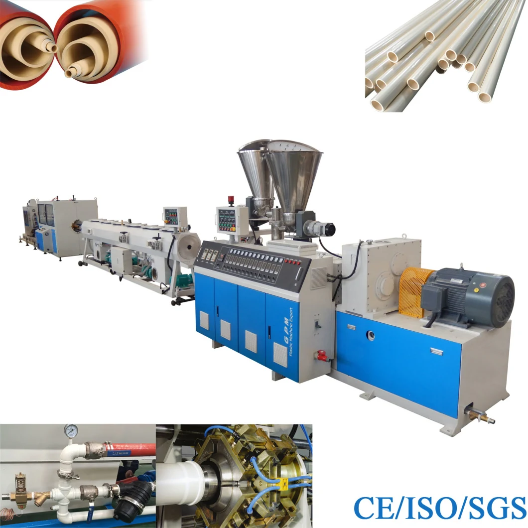 High Speed Pipe Extrusion PVC Double Pipe Extrusion Line