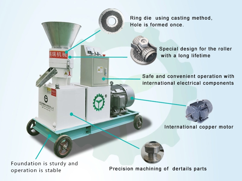 Reliable Quality Automatic Pellet Extruder for Pet Food /Poultry Feed Pelletizer