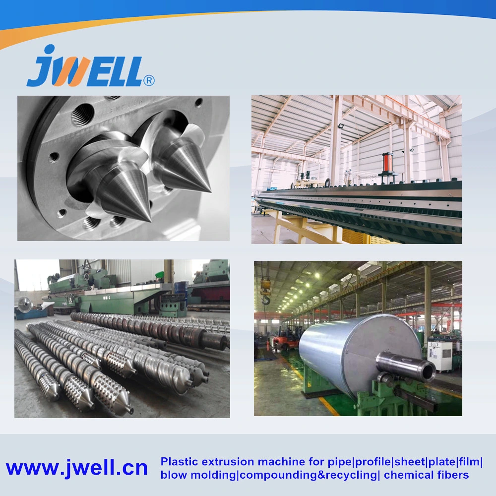 Jwell-PS Plastic Foamed Picture Frame Profile Recycling Agricultural Making Machine with Single Screw Extruder and Co-Extruder