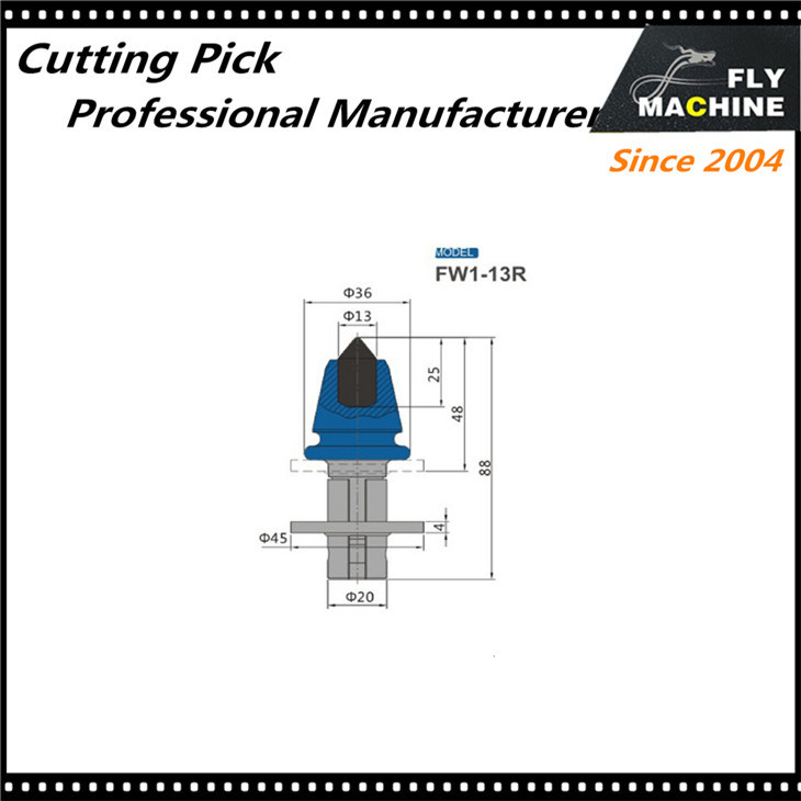 Wirtgen Pick W1-13-22r for Cold Recyclers and Soil Stabilizers