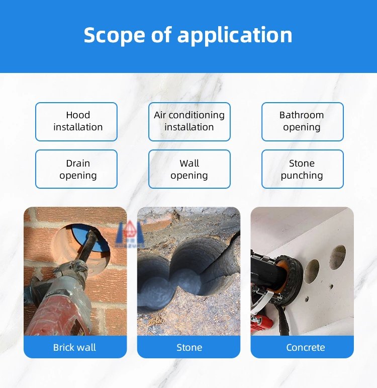 Huazuan Hole Saw Diamond Core Drill Bit for Reinforced Concrete