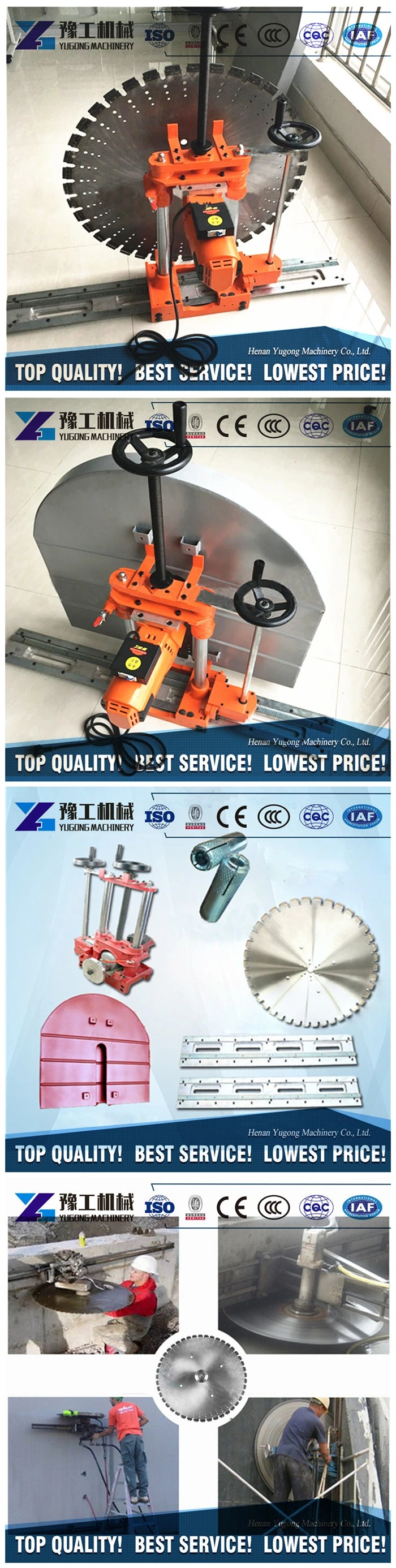 Multi-Function Electric Hydraulic Wall Saw Cutter Concrete Cutting Machine