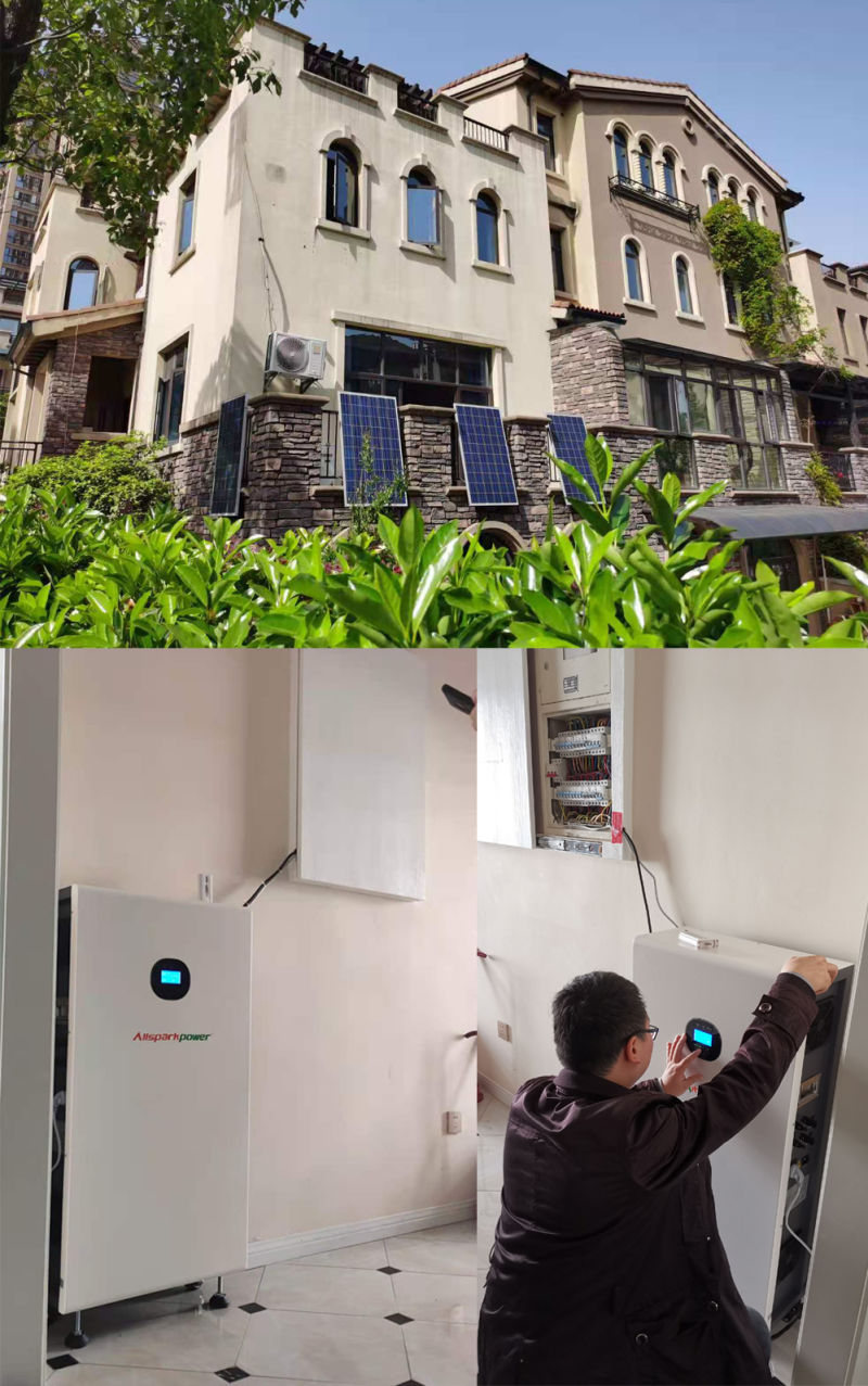 Allsparkpower 10kwh LiFePO4 48V Lithium Battery for Home Solar Energy Storage System Replace Tesla Powerwall