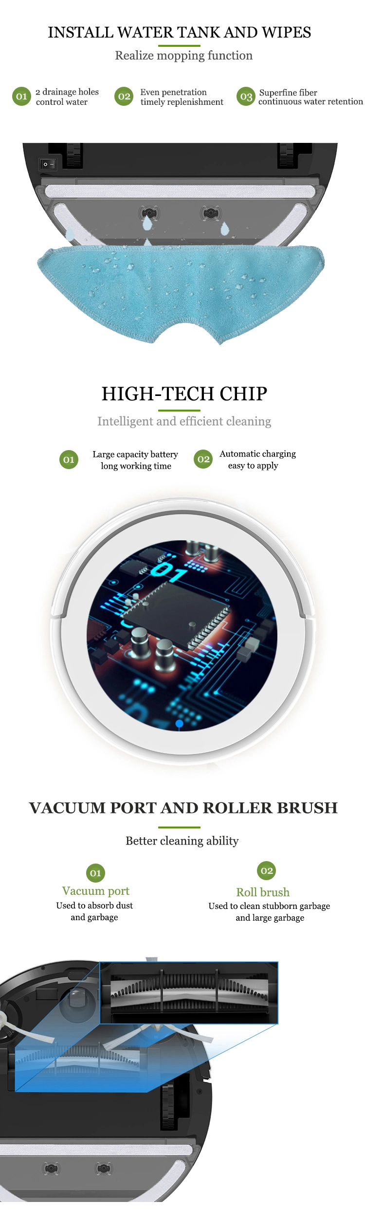 Best Smart Robot Cleaning Vacuum Cleaner and Smart Sweeping Robot