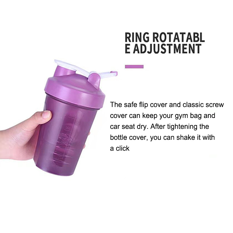 2021 Personalized BPA Free Mixer Protein Shaker Ball Plastic Gym Fitness Shaker Bottle