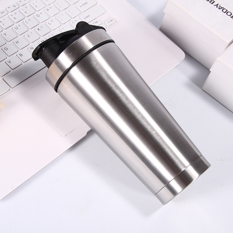 Gym Protein Shaker Customize Logo Double Wall Protein Shaker