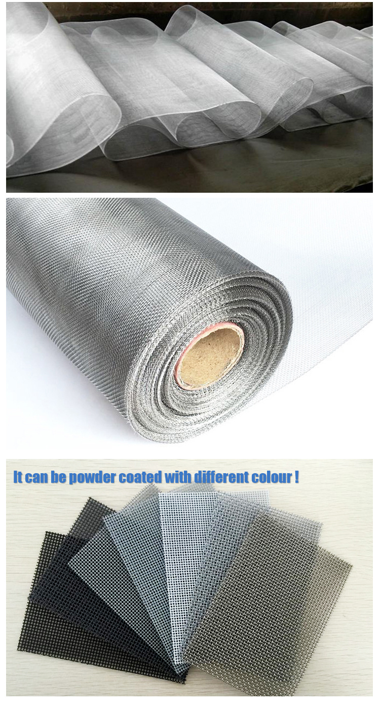 Factory Price Stainless Steel Window Screen Insect Netting Screen