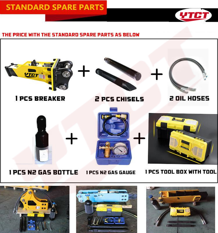 Top Type Hydraulic Jack Hammer Breaker for 16-26ton Excavator