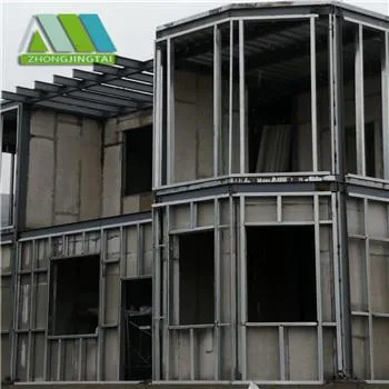 Lightweight Prefabricated Concrete Block Construction Panels for Floor and Partition Walls