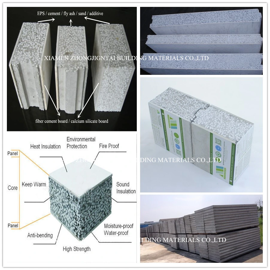 High Quality Good Price Exterior/Interior Insulated Concrete Wall Panels