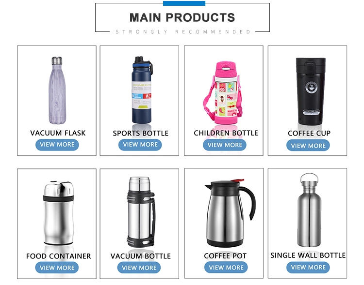 Amazon Hot Sale 20oz 600ml Double Walls Stainless Vacuum Insulated Water Bottle Coffee Cup with Cover