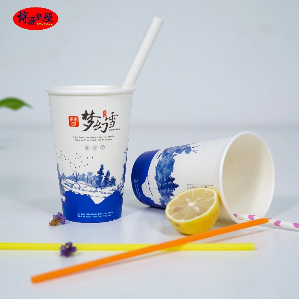 China Manufacture Custom Logo Disposable Paper Cup Single Wall/ Double Wall/ Ripple Wall Cups