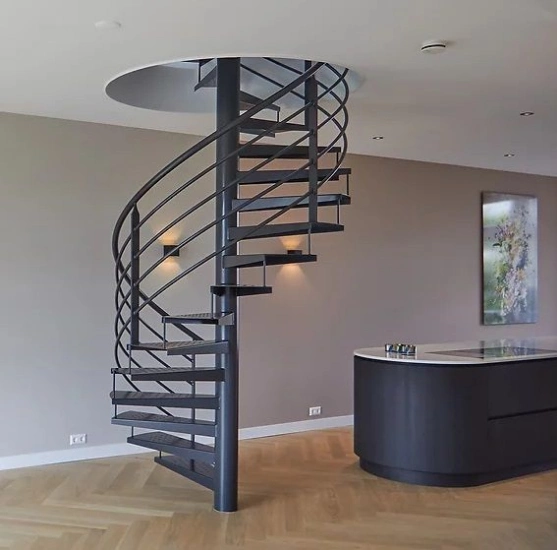 Ace Simple Outdoor Steel Spiral Staircase Customized Stair