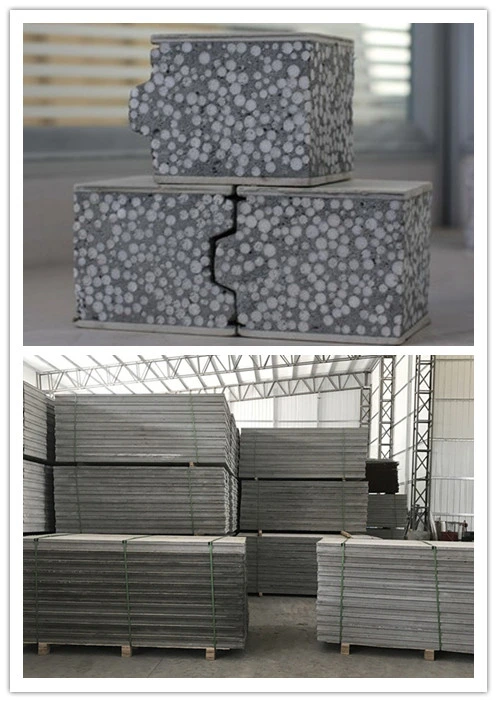 Structural Wall Panel Impact Fireproof EPS Cement Sandwich Pane/Precast Concrete Wall Panell for Roofing/Flooring/Housing/Building/Apartment