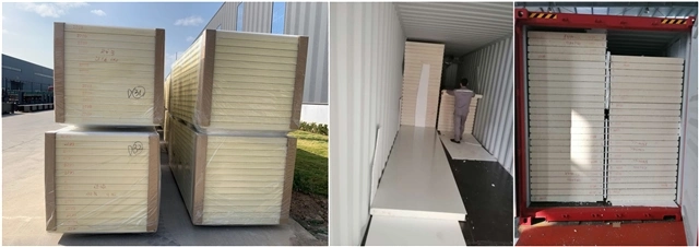 ISO19001 High Quality PIR/PU/PUR Sandwich Insulated Panel for Walls Cladding