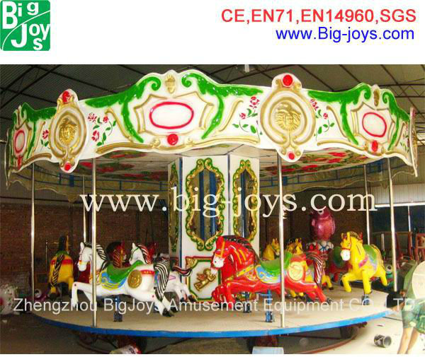 Amusement Ride Carousel with Trailer for Sale (BJ-carousel 02)