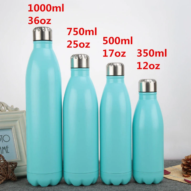 500ml/17oz/750ml/25oz Stainless Steel Insulated Double Wall Vacuum Cola Bottle