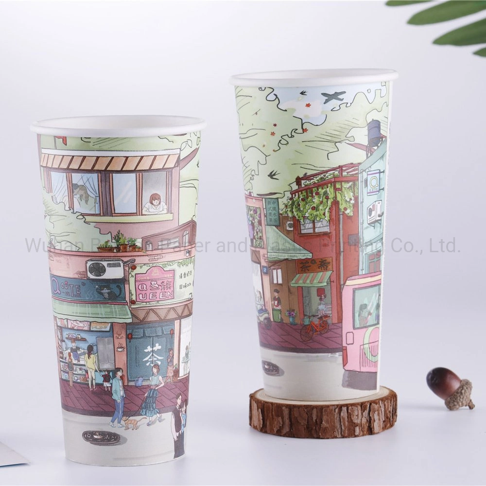 Single Wall/ Double Wall/ Ripple Wall Disposable Paper Cups for Hot Beverage / Coffee/ Tea/ Milk Tea