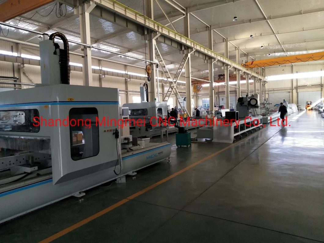 China New Supply Aluminum 4 Axis CNC Machining Center for Curtain Wall Systems