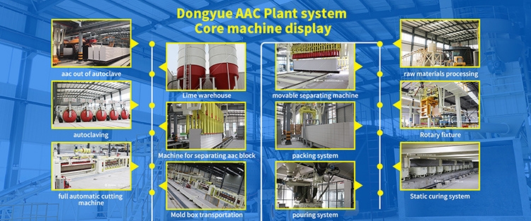 AAC Light Weight Block Machine Aerated Autoclaved Concrete Plant