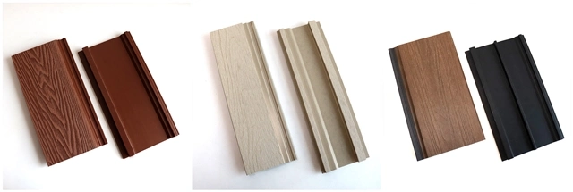 Anti-Slip Termite Resistance Fire Rated Outdoor Wood Plastic Composite Facade Wall Cladding Plank