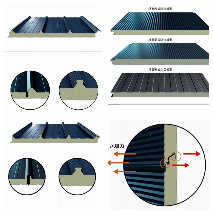 Cold Room Warehouse Insulation Sandwich Floor Panel Price PU Sandwich Panels for Cold Storage Walls Panels