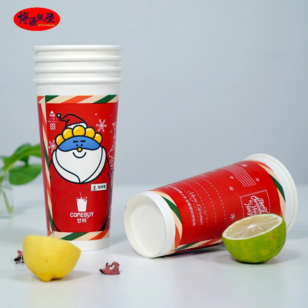 China Manufacture Custom Logo Disposable Paper Cup Single Wall/ Double Wall/ Ripple Wall Cups