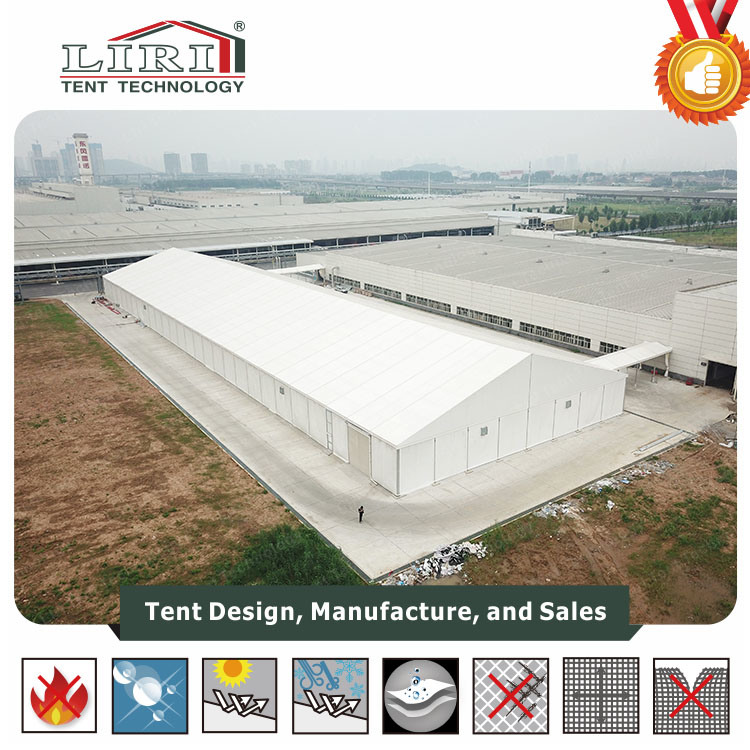 Aluminum Semi-Permanent Warehouse Storage Tent with Sandwich Hard Walls