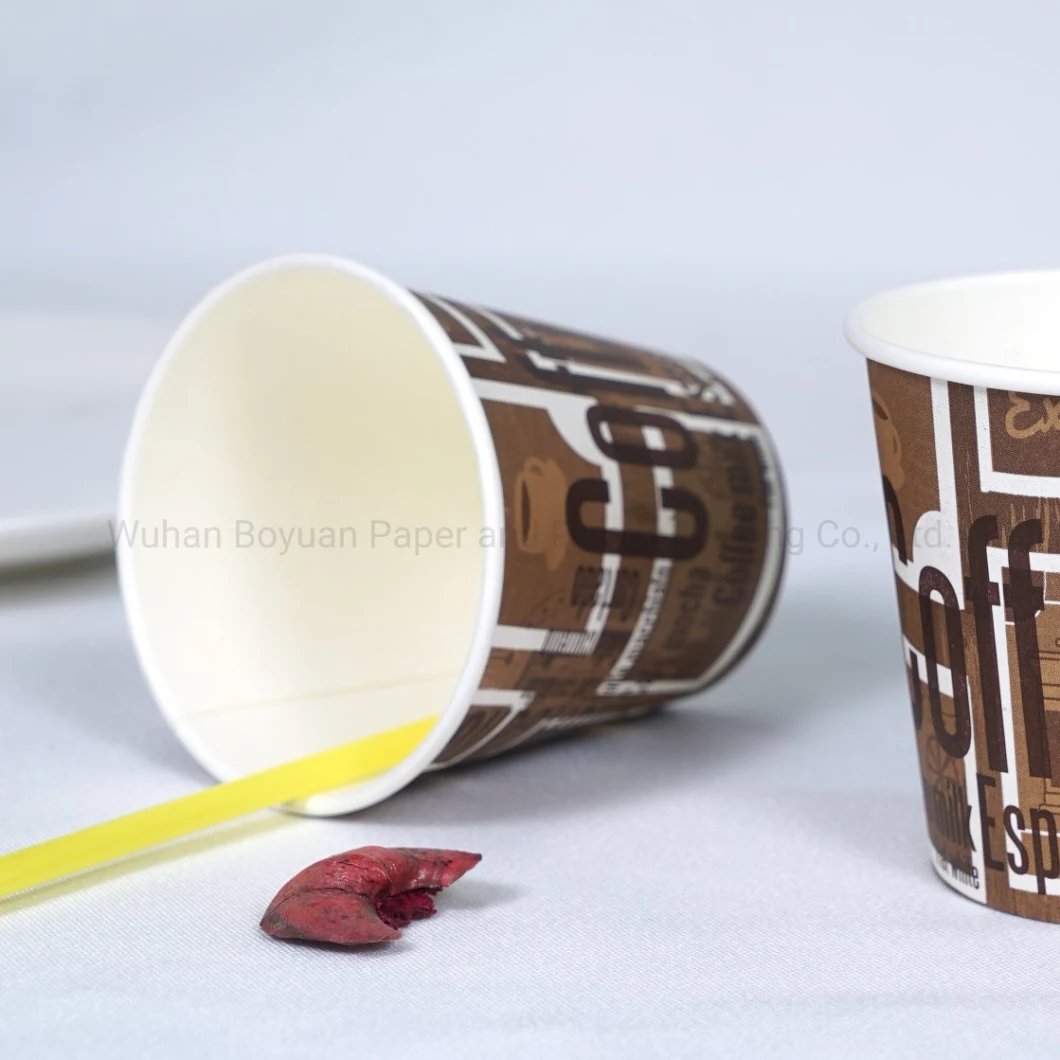 Single Wall/ Double Wall/ Ripple Wall Disposable Paper Cups for Hot Beverage / Coffee/ Tea/ Milk Tea