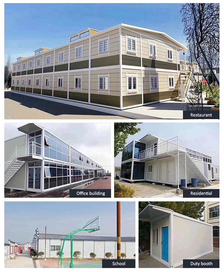 Steel Structure China Manufacturer Made Container House with Insulated Walls