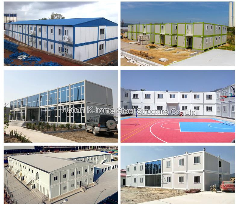 Customized Pre Fab Accommodation Container House Low Cost Workers Living Dormitory