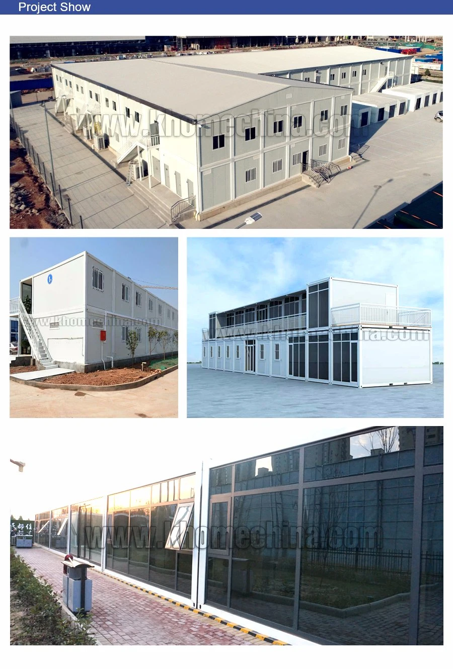 Flat Pack Pre Fabricated Dormitory on Construction Site