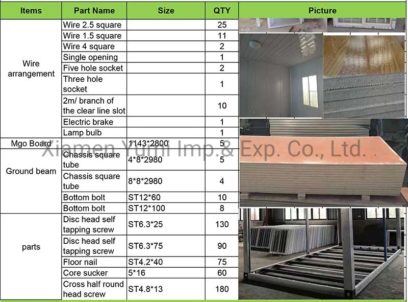 Mobile Folding Expandable Prefab Flat Pack Container for Living Homes