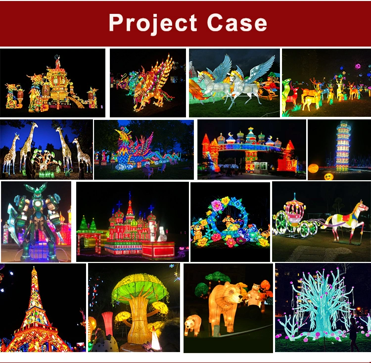 Spring Festival Decorations Cartoon Electric Character Mushroom Lantern Show