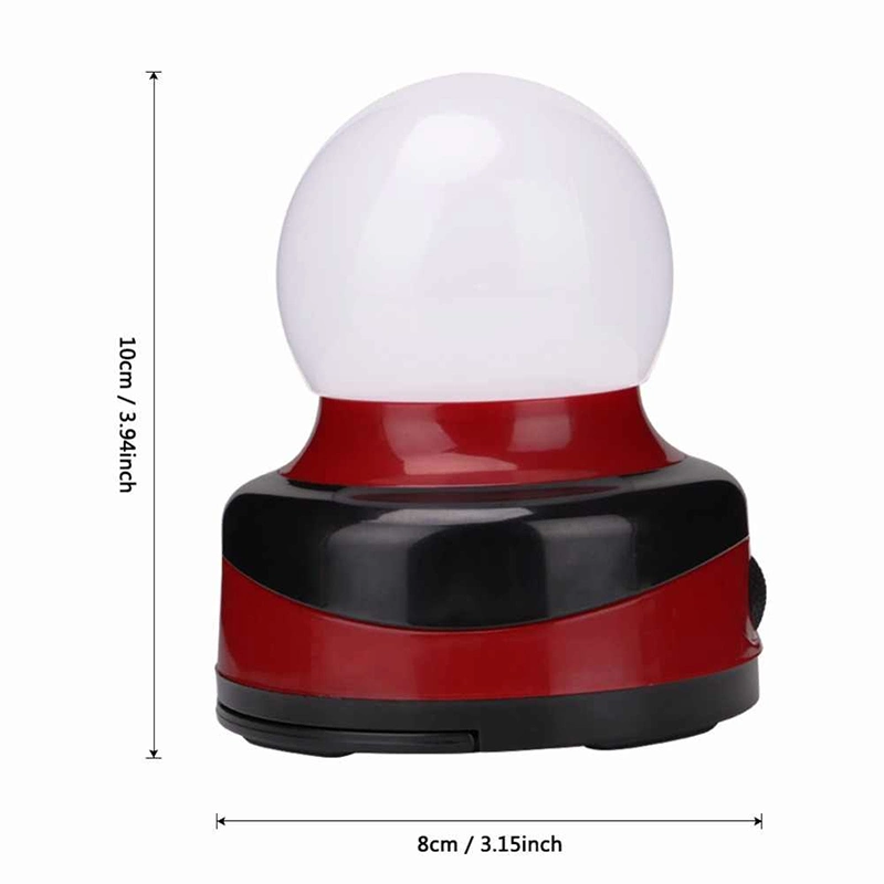 3W Bulb Shape Handle Lantern Portable Camping Lantern Outdoor Tent Light