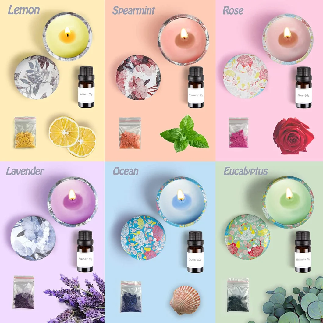 Luxury Handmade OEM Customized Scented Soy Wax Candle Making Kit DIY Gift Candle Making Set