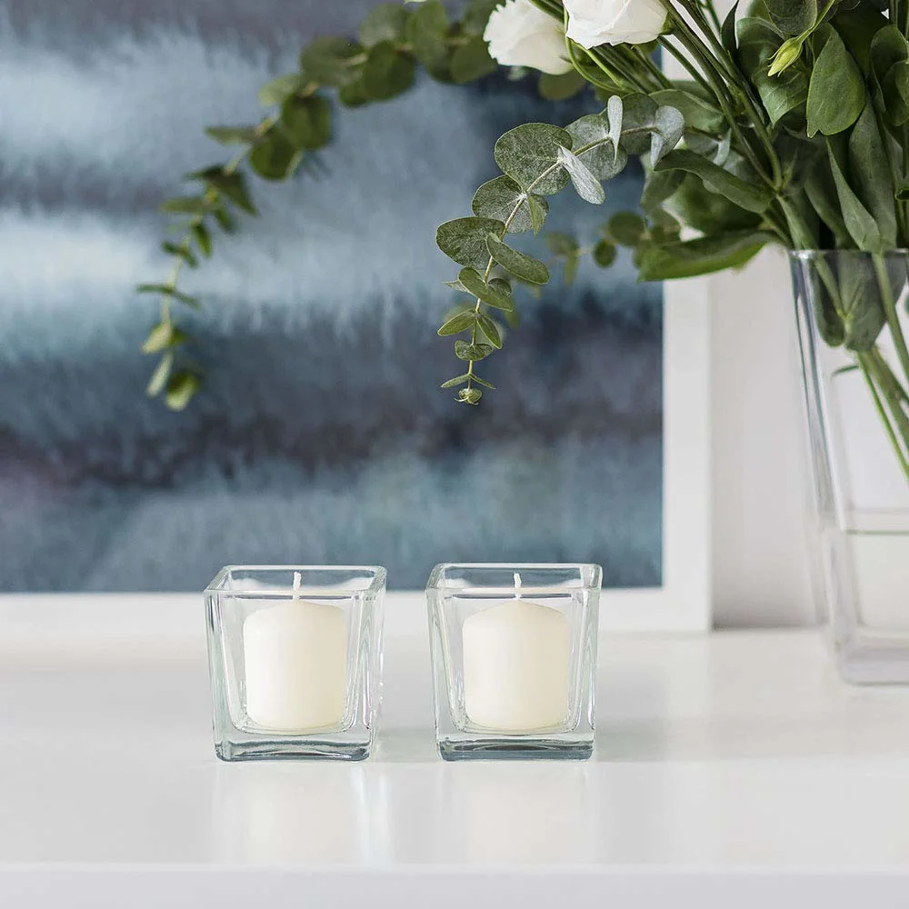 Home Decoration Glass Candle Holder Electroplated Glass Candle Holder Candle Jar
