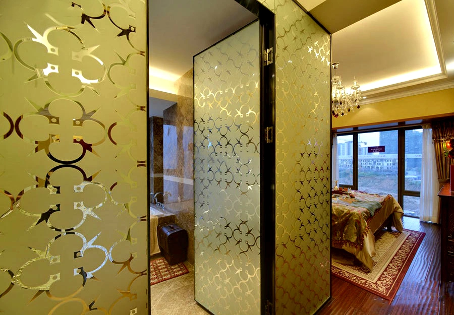 3-6mm Am-7 Decorative Acid Etched Frosted Art Architectural Glass