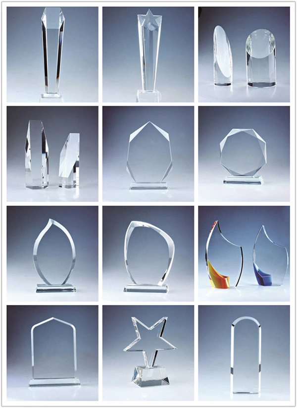 Blank Clear Star Crystal Award Trophy, Crystal Star Award