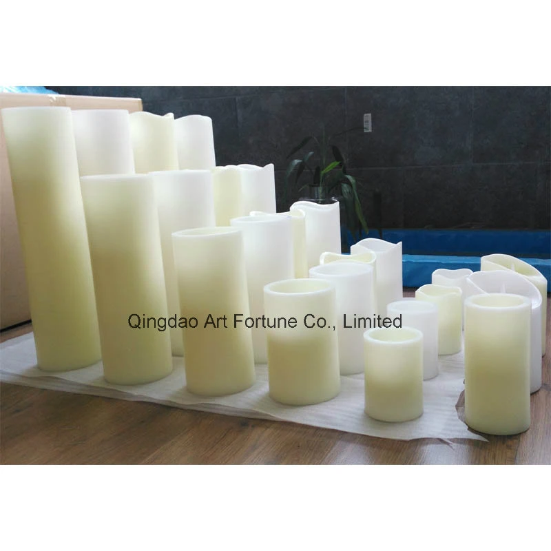 Flameless LED Wax Candle with Remote Control Timer for Hotel Decor