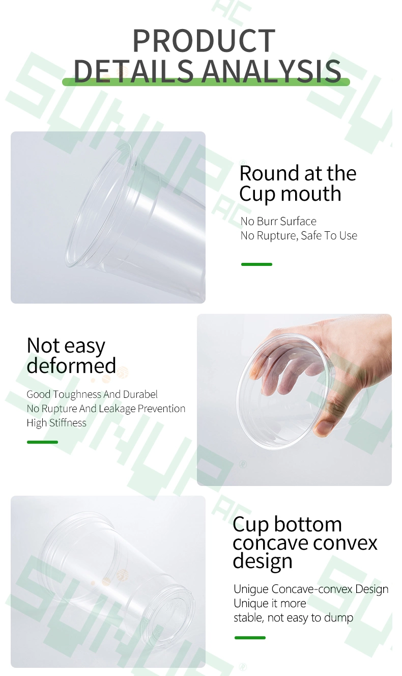 78mm PLA Pet Material Full Size Cheap Clear Plastic Dome Lids for Cold Drinking Cup
