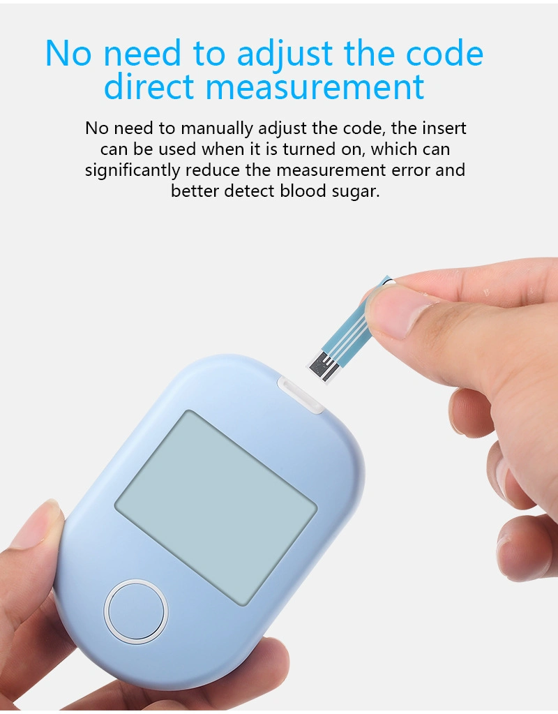 Blood Glucose Meter for Home Use and Clinical Blood Sugar Monitoring System