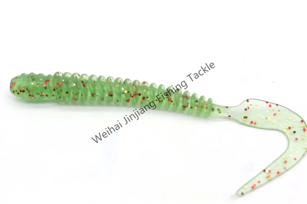 F-60 TPE Soft Lure Long Tailed Grub Sea Fishing Lure soft plastic lure
