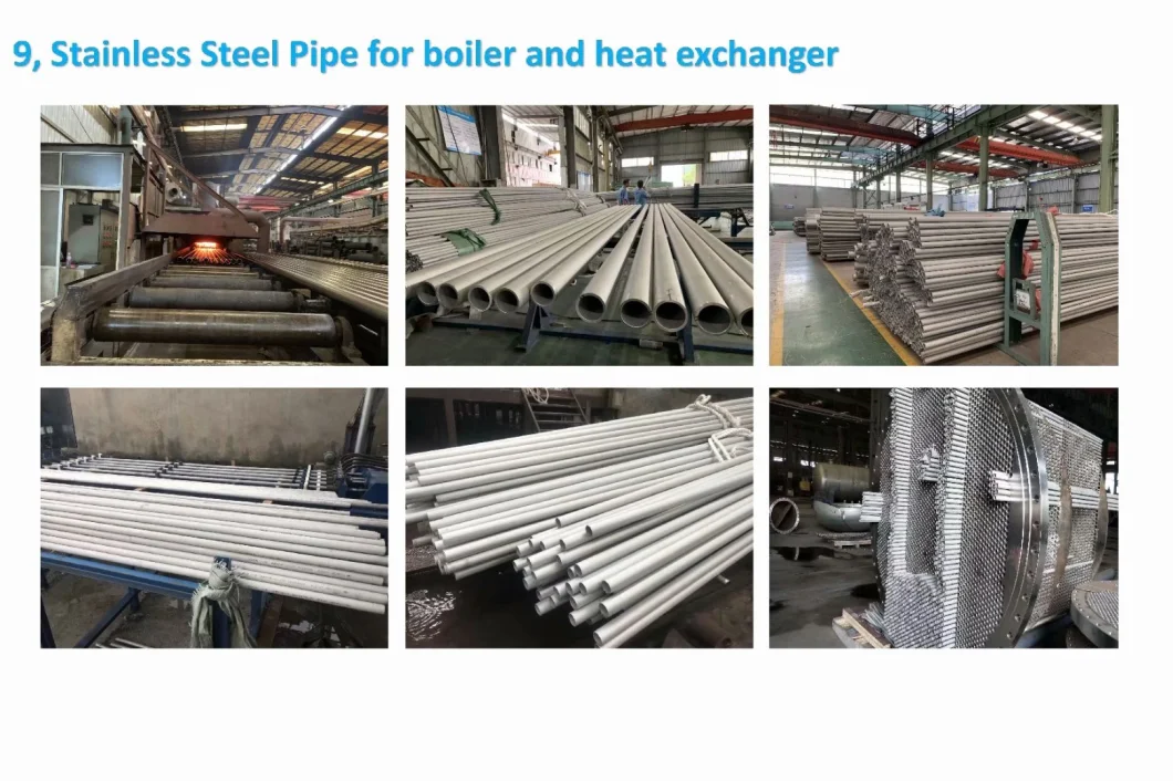 Seamless Carbon Steel, Stainless Steel Ms Tubing/Tube/Pipe for Boiler, Heat Exchanger, Paper Making, Water, Gas Pipeline (SA179/192/A210, EN10216, DIN17175)